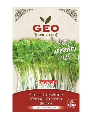 Rzeżucha - nasiona na kiełki GEO, certyfikowane, 35g, Bavicchi