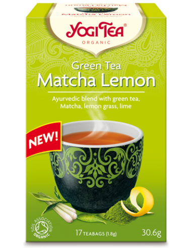 Yogi Tea Herbata Zielona Matcha z cytryną GREEN TEA MATCHA LEMON