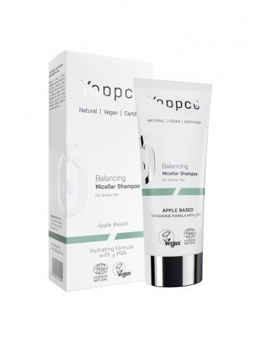 Yappco,Micelarny, regulujący sebum szampon do włosów przetłuszczających się, 200ml