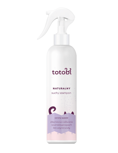 Naturalny suchy szampon dla zwierząt, 300ml Totobi