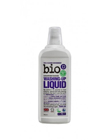 Bio-D, Skoncentrowany płyn do mycia naczyń LAWENDA, 750 ml