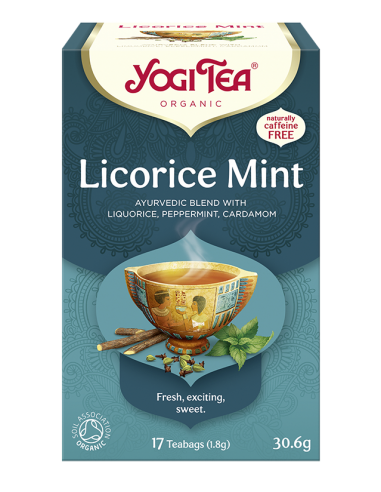 Yogi Tea Herbata Lukrecja z miętą LICORICE MINT