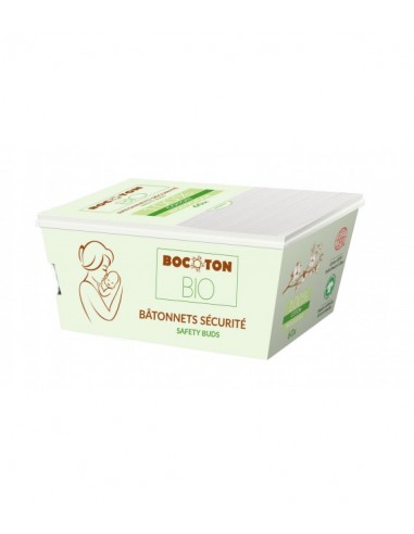 Ekologiczne patyczki kosmetyczne BIO dla dzieci, 60 sztuk Bocoton