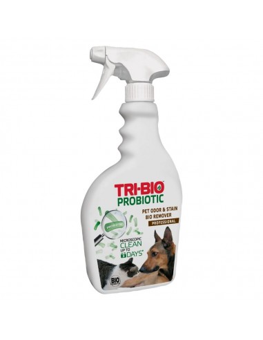 TRI-BIO, Probiotyczny Spray Usuwający Nieprzyjemne Zapachy Zwierząt i Odplamiacz 2w1, 420 ml