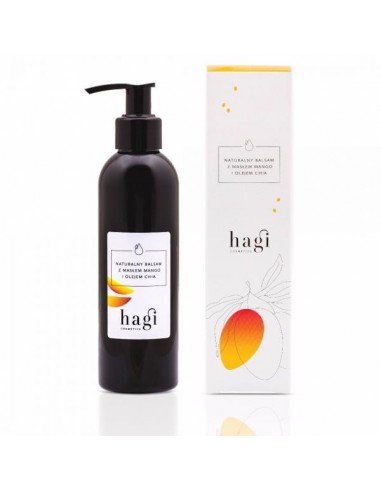 Hagi, Naturalny balsam do ciała z masłem mango i olejem chia, 200ml