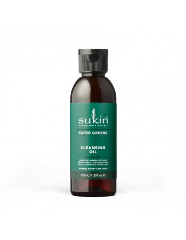 Sukin, SUPER GREENS Detoksykująco- oczyszczający olejek do demakijażu, 125ml