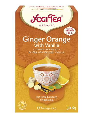 Yogi Tea Herbata Imbirowo-pomarańczowa z wanilią GINGER ORANGE WITH VANILLA