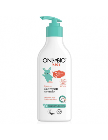 ONLYBIO Kids Łagodny szampon do włosów od trzeciego roku życia 300 ml