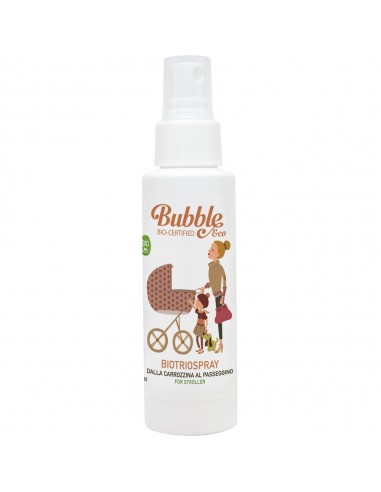 Bubble and CO, Naturalny Spray Relaksujący do Ubrań i Tkanin dla Dzieci Nieprzyjemny dla Owadów, 100ml
