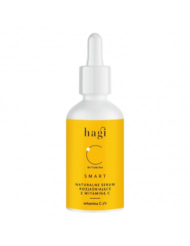 Hagi, Smart C - Naturalne serum rozjaśniające z witaminą C (2% i L-Argininą), 30 ml