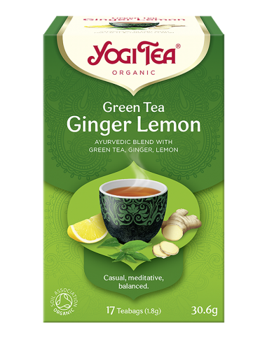 Yogi Tea Herbata Zielona imbirowo-cytrynowa GREEN TEA GINGER LEMON