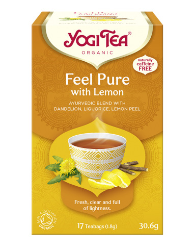 Yogi Tea Herbata Detox z cytryną FEEL PURE WITH LEMON