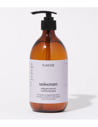 Uniserum – Olejowe Serum do ciała, włosów i paznokci 500ml Flagolie ciałocud
