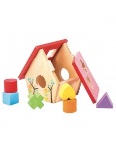 Drewniany sorter kształtów My little bird, zabawka edukacyjna, Le Toy Van 2